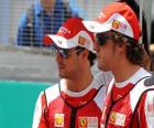 Φελίπε Μάσα, Φερνάντο Αλόνσο - Ferrari - Sepang 2010